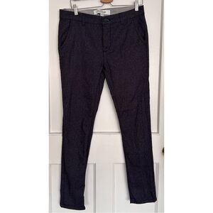 Topshop Topman Stretch Skinny Pants in Navy 32/32